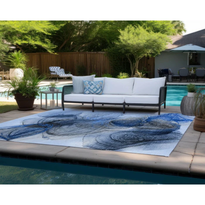 Chantille ACN513 Navy 3' x 5' Rug