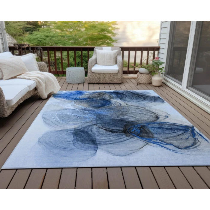 Chantille ACN513 Navy 3' x 5' Rug