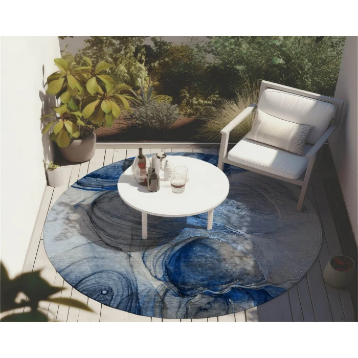 Chantille ACN513 Navy 8' x 8' Rug