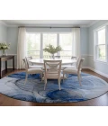 Chantille ACN513 Navy 8' x 8' Rug
