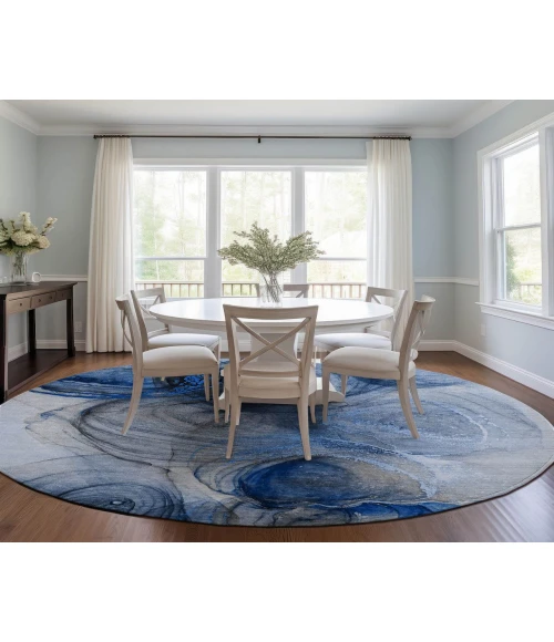 Chantille ACN513 Navy 8' x 8' Rug