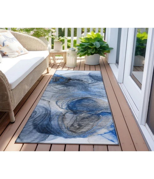Chantille ACN513 Navy 2'3" x 7'6" Rug