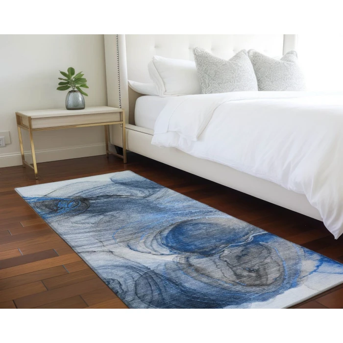 Chantille ACN513 Navy 2'3" x 7'6" Rug
