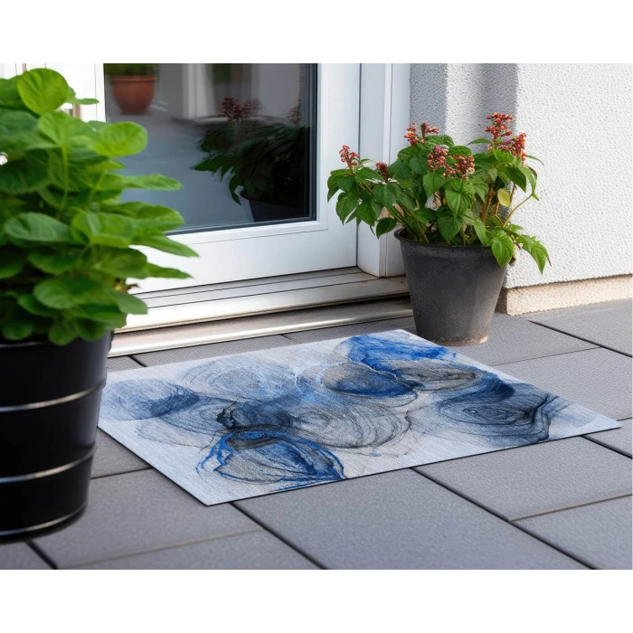 Chantille ACN513 Navy 1'8" x 2'6" Rug