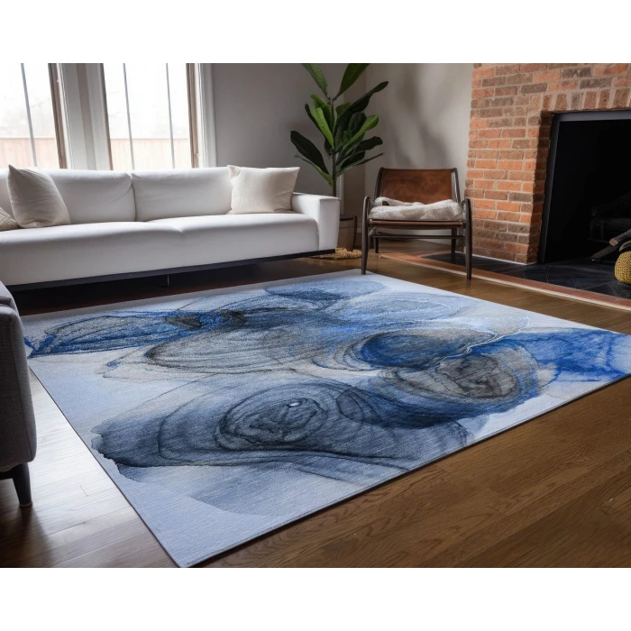 Chantille ACN513 Navy 3' x 5' Rug