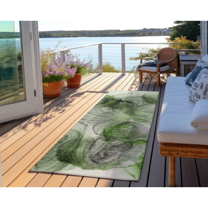 Chantille ACN513 Olive 2'3" x 7'6" Rug