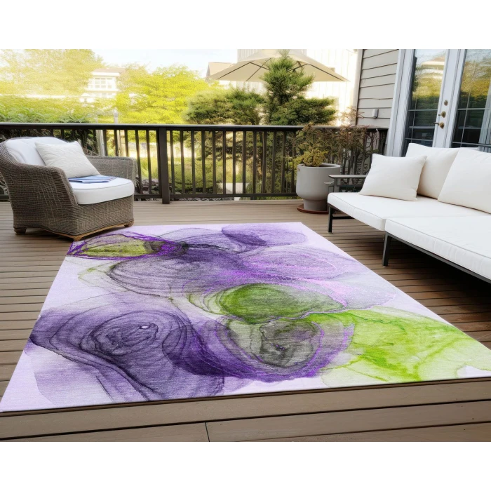Chantille ACN513 Purple 8' x 10' Rug