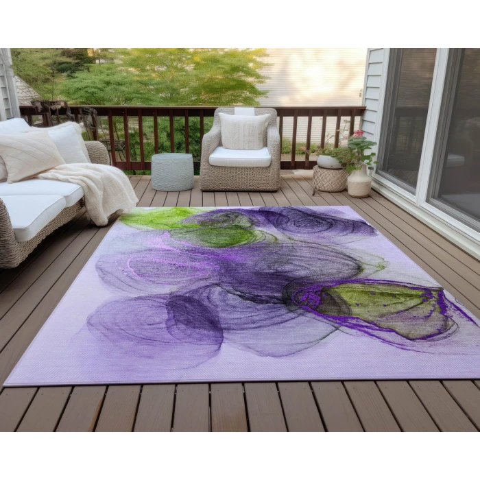 Chantille ACN513 Purple 8' x 10' Rug