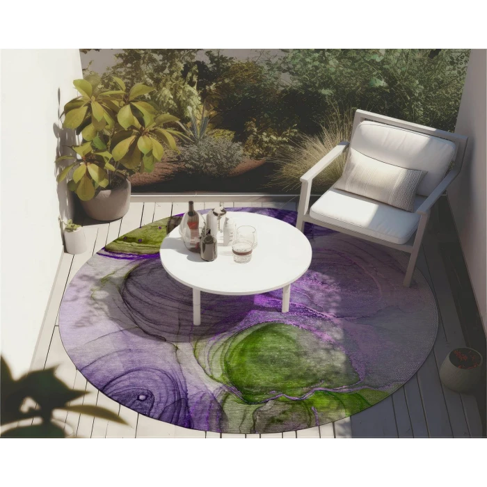 Chantille ACN513 Purple 8' x 8' Rug