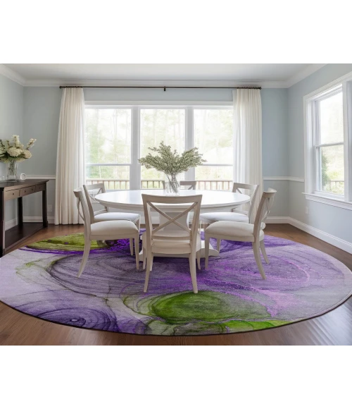 Chantille ACN513 Purple 8' x 8' Rug