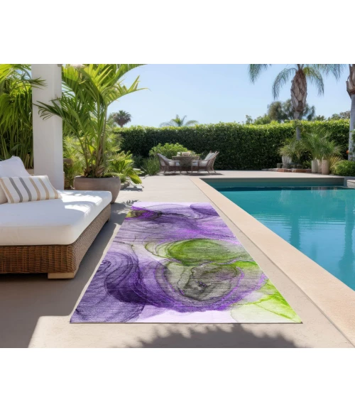 Chantille ACN513 Purple 2'3" x 7'6" Rug