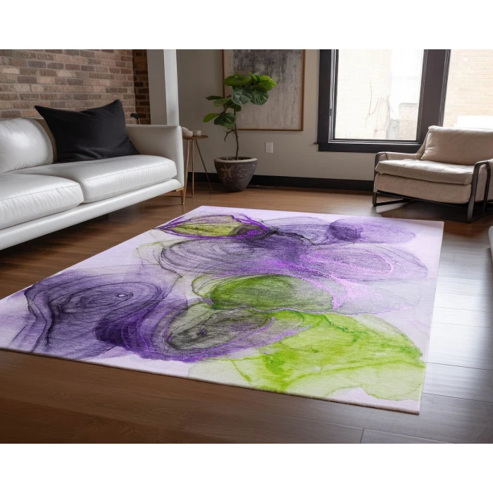 Chantille ACN513 Purple 8' x 10' Rug
