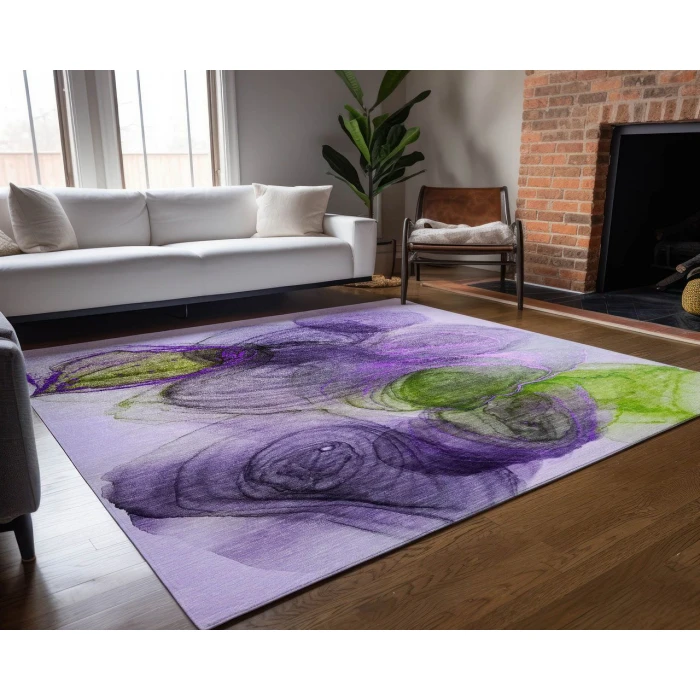 Chantille ACN513 Purple 8' x 10' Rug