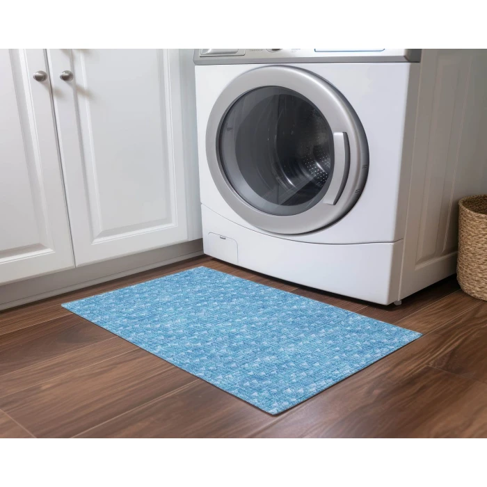 Chantille ACN514 Blue 1'8" x 2'6" Rug