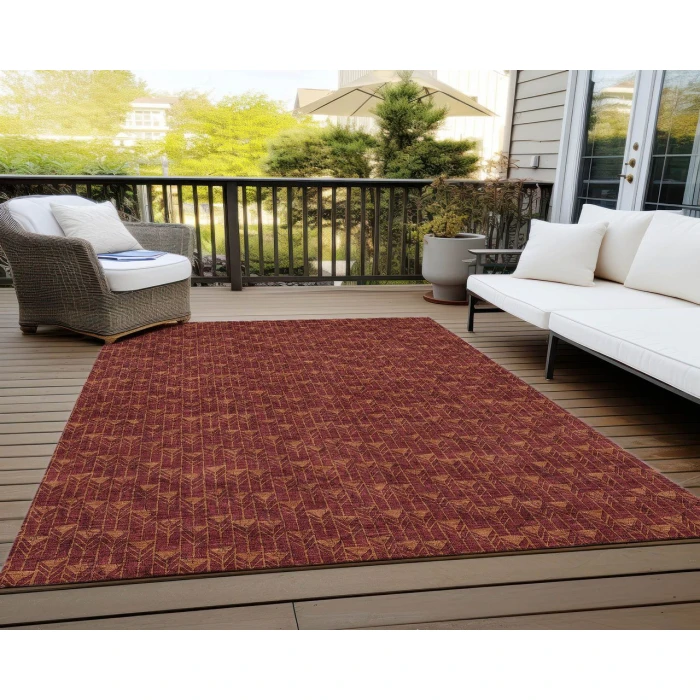 Chantille ACN514 Burgundy 8' x 10' Rug