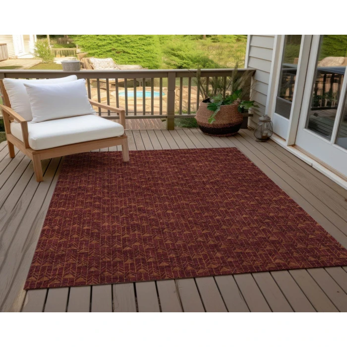 Chantille ACN514 Burgundy 8' x 10' Rug
