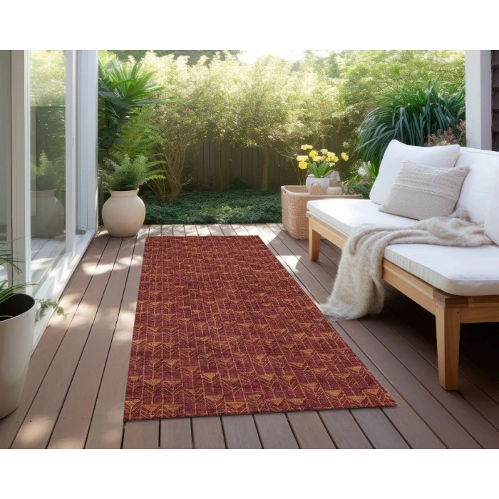 Chantille ACN514 Burgundy 2'3" x 7'6" Rug