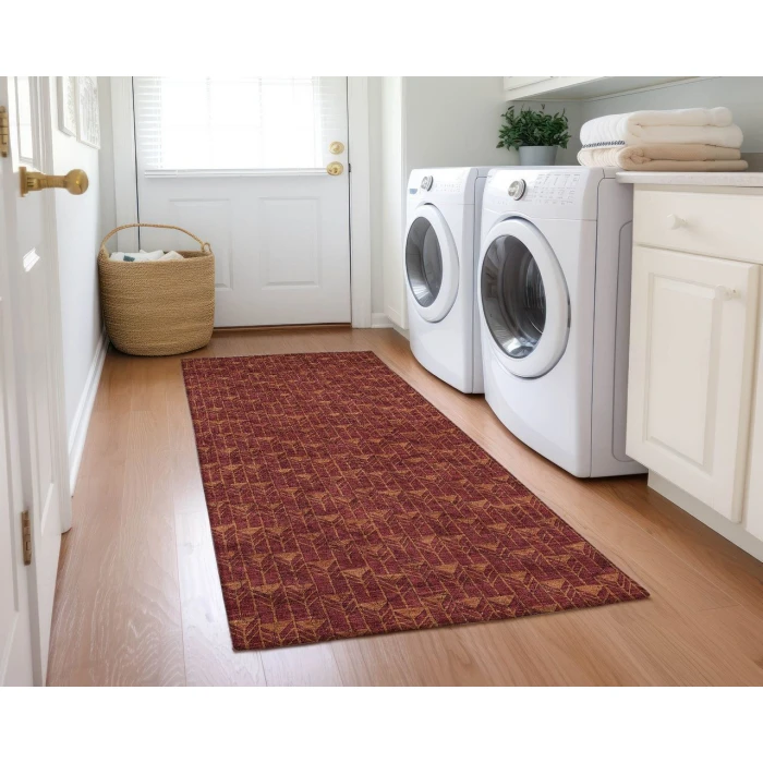 Chantille ACN514 Burgundy 2'3" x 7'6" Rug
