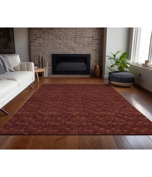 Chantille ACN514 Burgundy 5' x 7'6" Rug