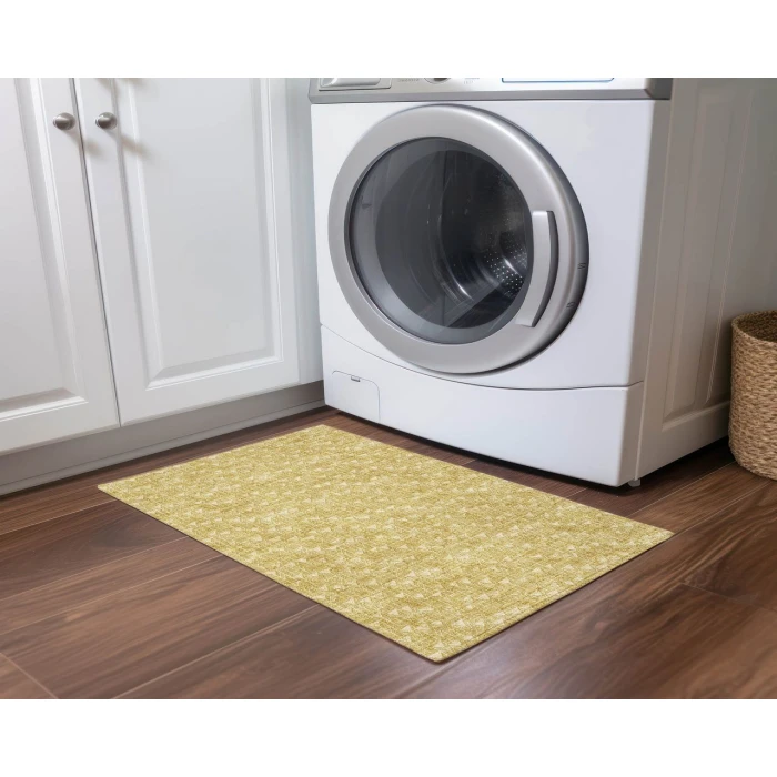 Chantille ACN514 Gold 1'8" x 2'6" Rug