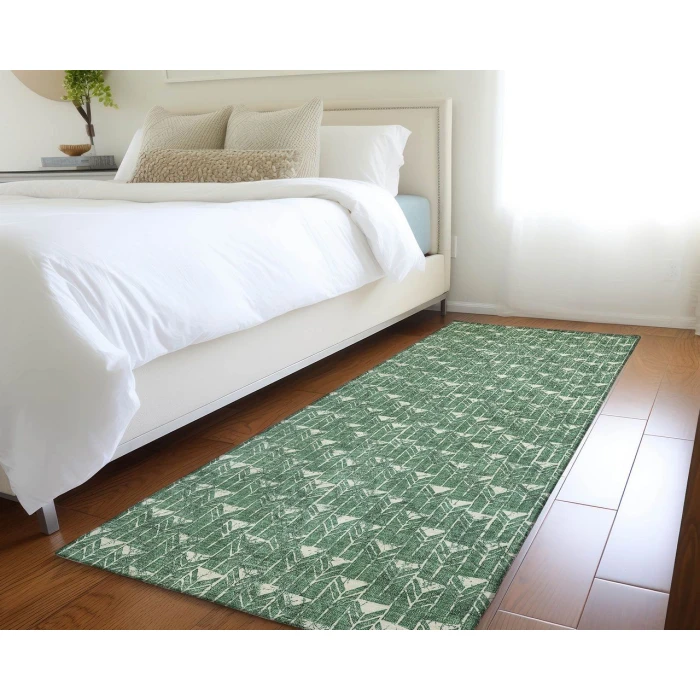 Chantille ACN514 Green 2'3" x 7'6" Rug