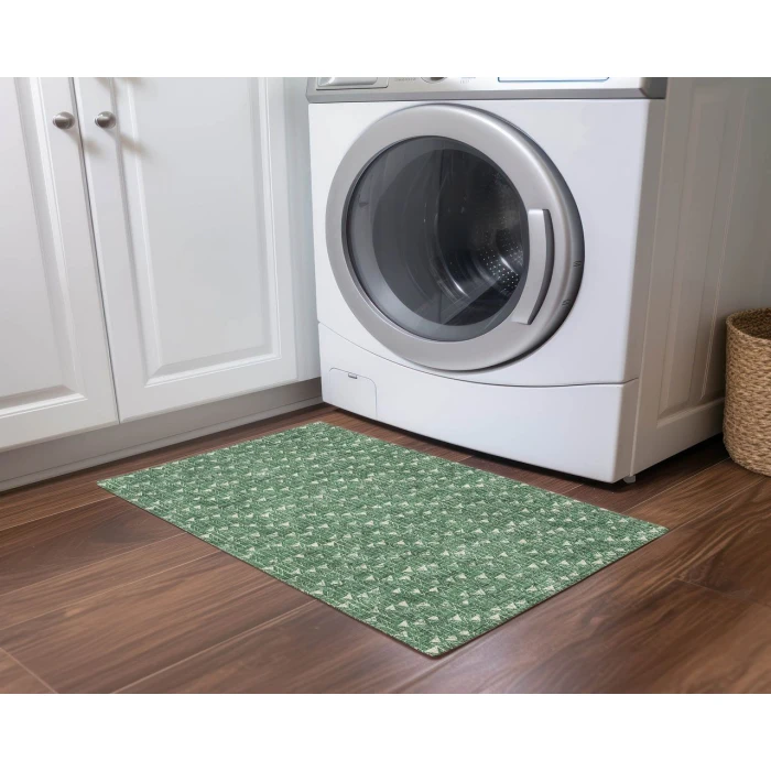 Chantille ACN514 Green 1'8" x 2'6" Rug