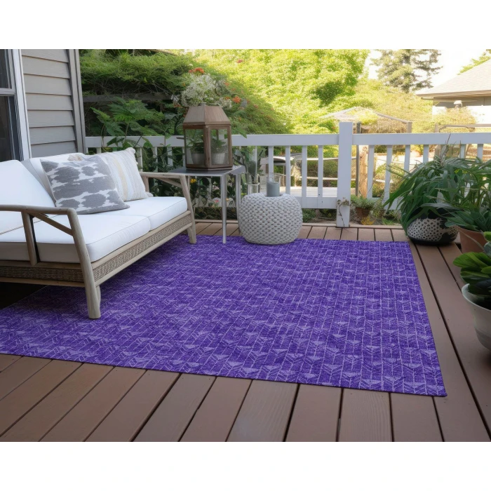 Chantille ACN514 Purple 8' x 10' Rug
