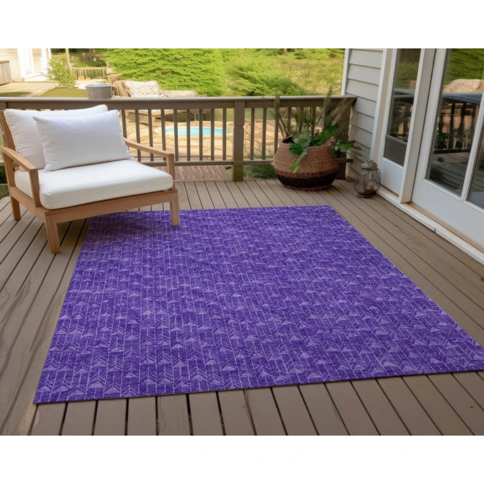 Chantille ACN514 Purple 8' x 10' Rug