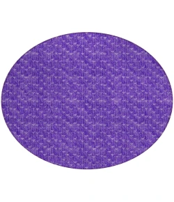 Addison Chantille ACN514 Purple 8 ft. x 8 ft. Round Rug