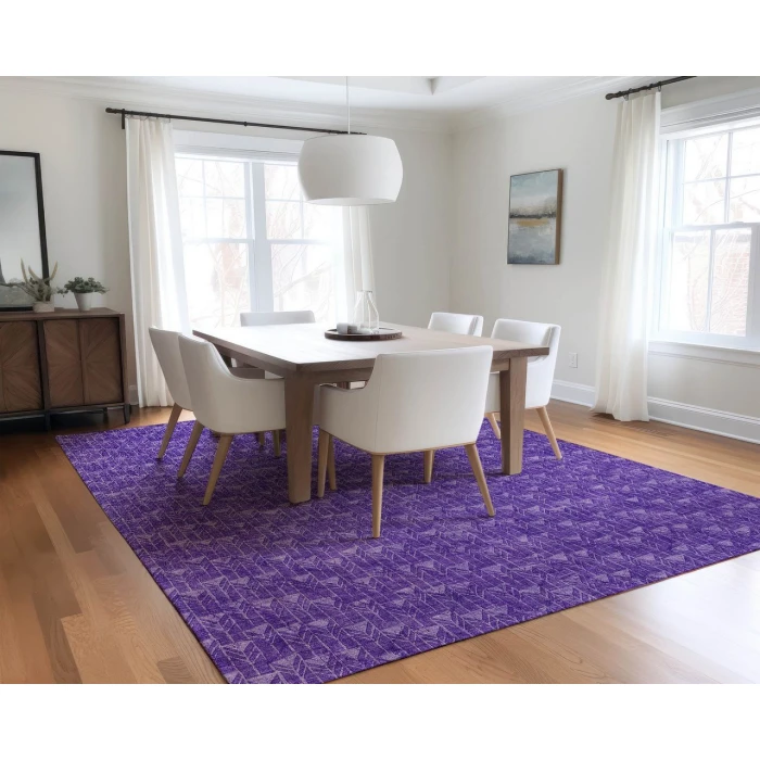 Chantille ACN514 Purple 8' x 10' Rug