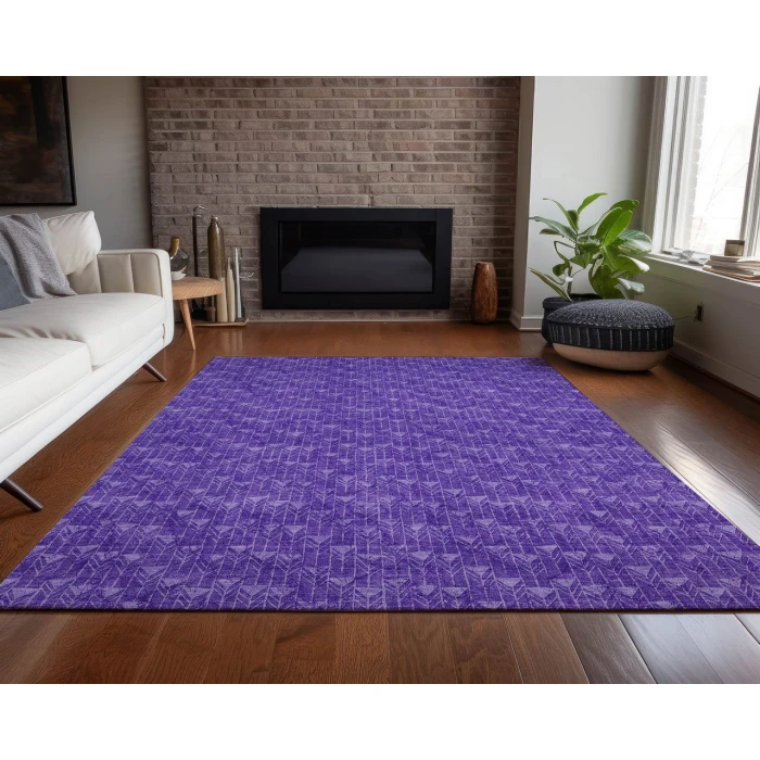 Chantille ACN514 Purple 8' x 10' Rug