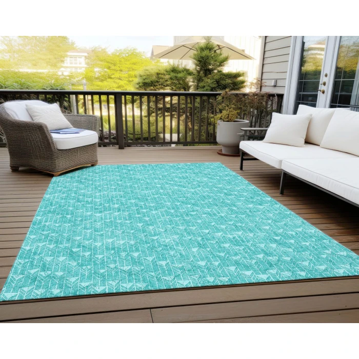 Chantille ACN514 Teal 9' x 12' Rug