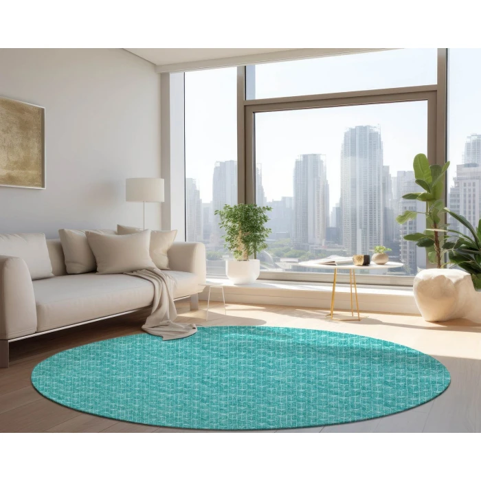 Chantille ACN514 Teal 8' x 8' Rug