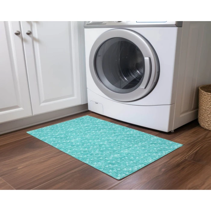 Chantille ACN514 Teal 1'8" x 2'6" Rug
