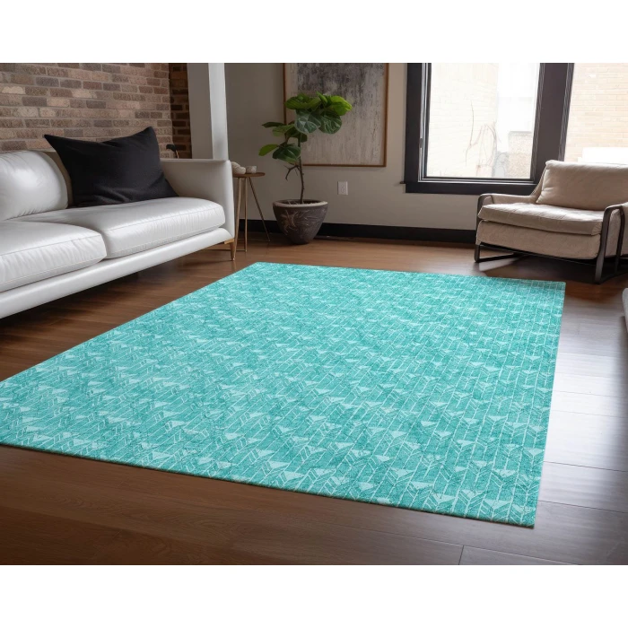 Chantille ACN514 Teal 9' x 12' Rug