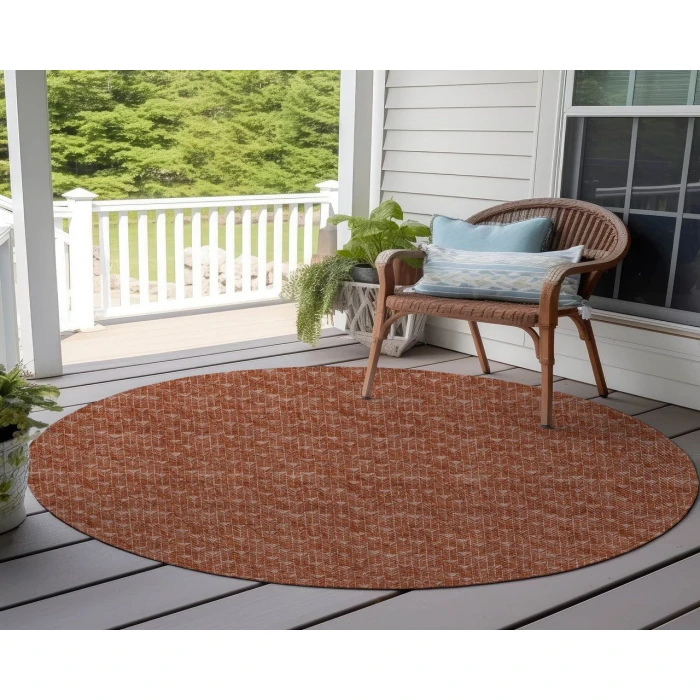Chantille ACN514 Terracotta 8' x 8' Rug
