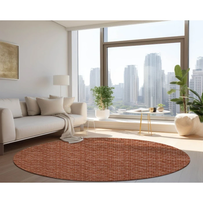 Chantille ACN514 Terracotta 8' x 8' Rug