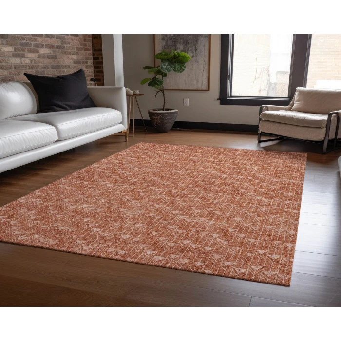 Chantille ACN514 Terracotta 8' x 10' Rug