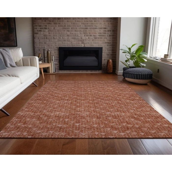 Chantille ACN514 Terracotta 8' x 10' Rug