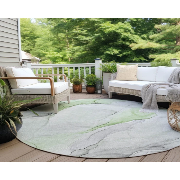 Chantille ACN515 Green 8' x 8' Rug