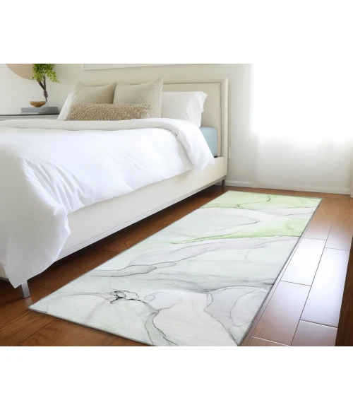 Chantille ACN515 Green 2'3" x 7'6" Rug