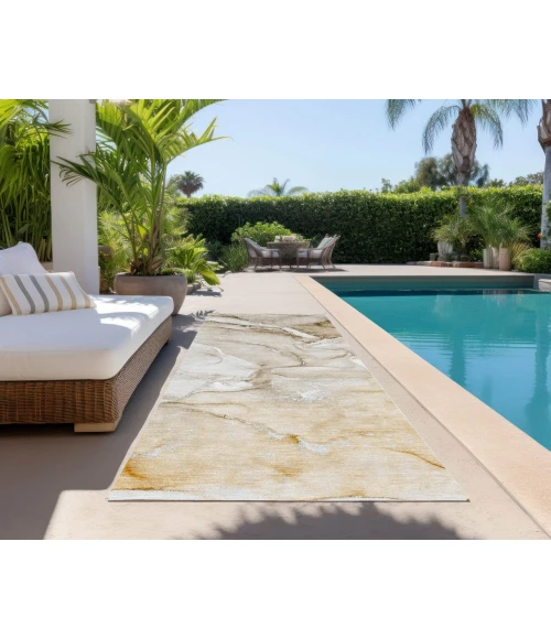 Chantille ACN516 Brown 2'3" x 7'6" Rug
