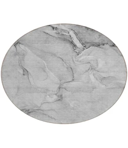 Addison Chantille ACN516 Gray 8 ft. x 8 ft. Round Rug