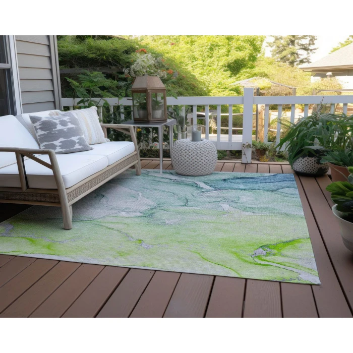 Chantille ACN516 Green 5' x 7'6" Rug