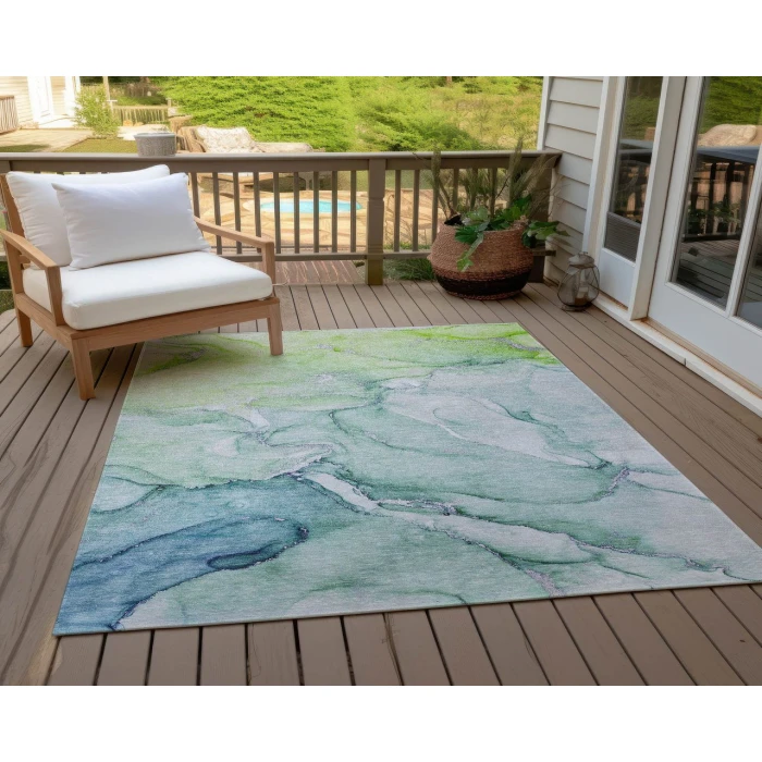 Chantille ACN516 Green 5' x 7'6" Rug