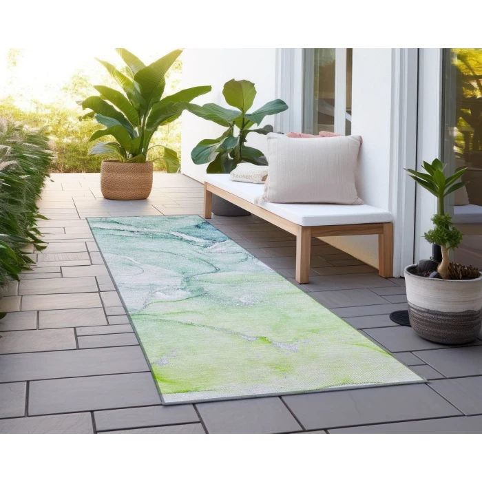 Chantille ACN516 Green 2'3" x 7'6" Rug