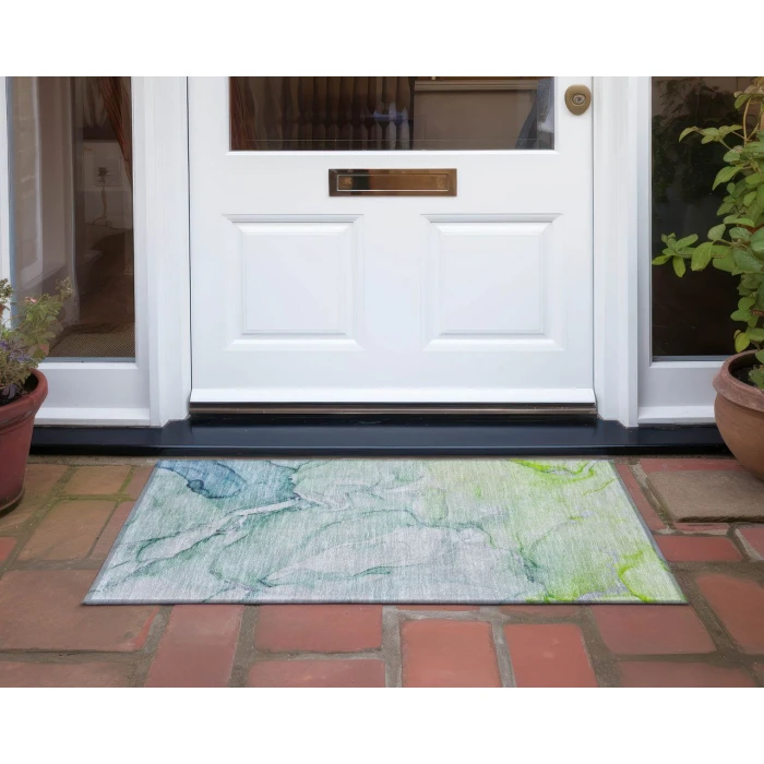 Chantille ACN516 Green 1'8" x 2'6" Rug