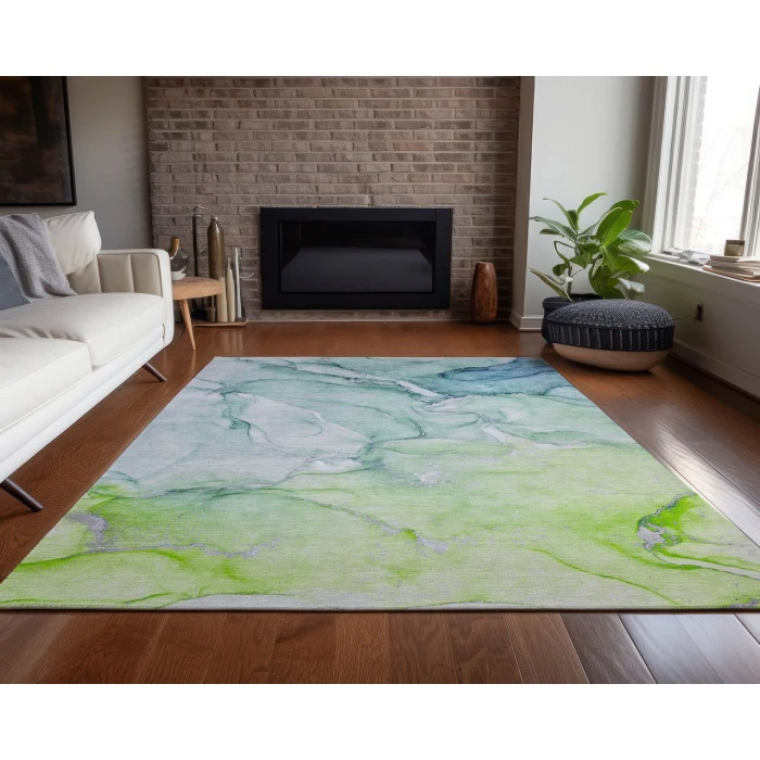Chantille ACN516 Green 5' x 7'6" Rug