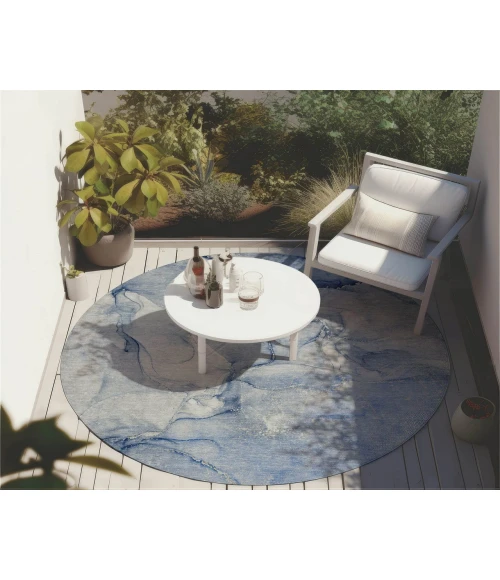 Chantille ACN516 Navy 8' x 8' Rug