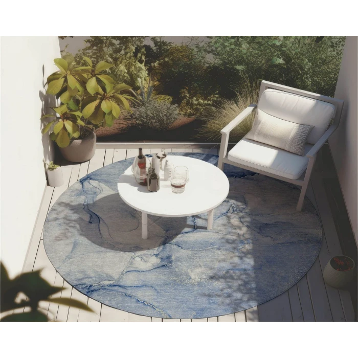 Chantille ACN516 Navy 8' x 8' Rug